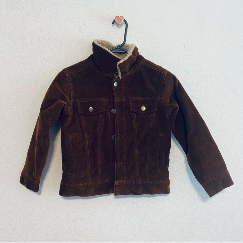 Wonder Nation girls brown corduroy jacket